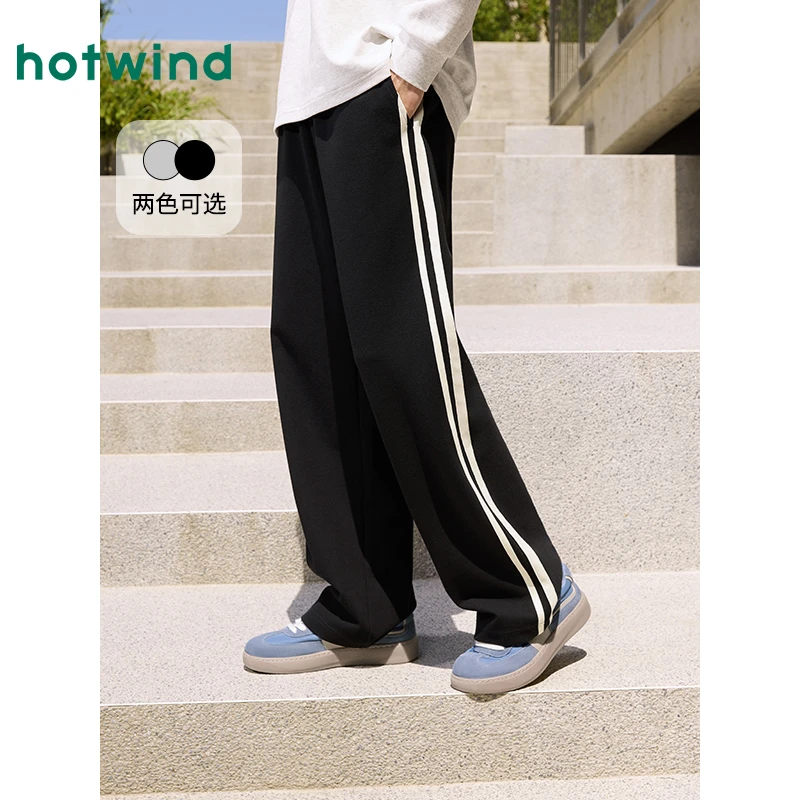 热风商场直筒卫裤裤子【年终大促】新款宽松休闲秋冬保暖F28M25301