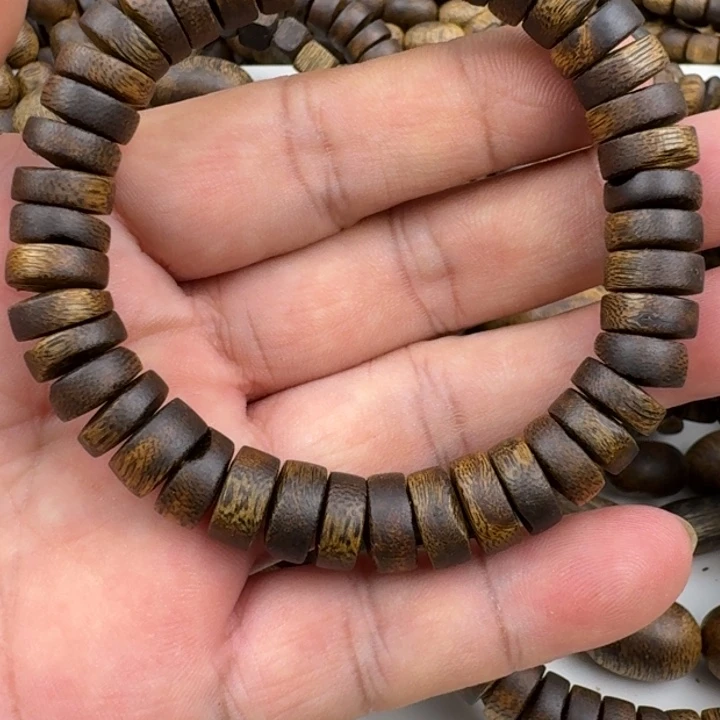 点***金沉香手串乌身手串10克加