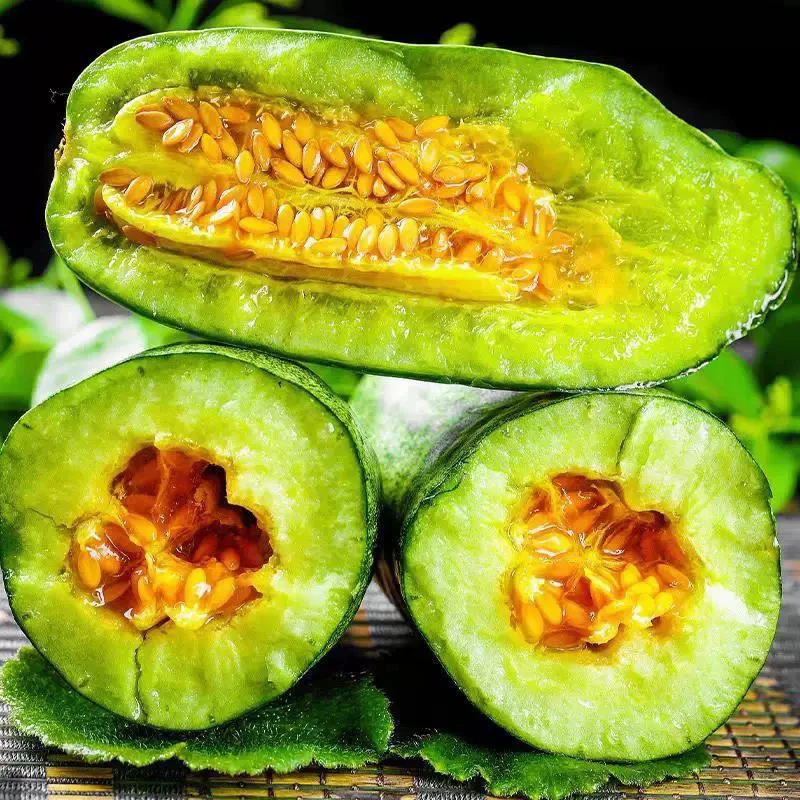 【果然好】头茬新鲜现摘当季水果蔬博洋脆瓜香瓜大果羊角甜瓜
