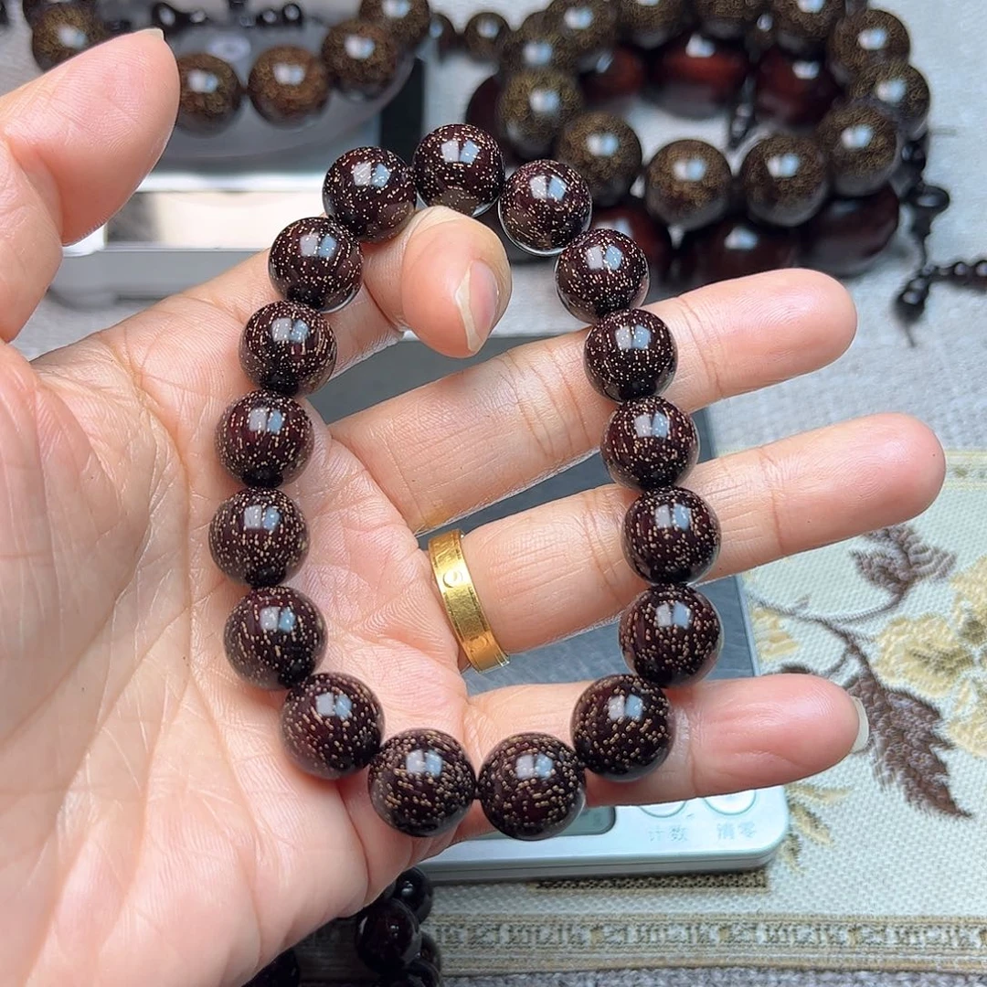 檀香紫檀（小叶紫檀）1.2 17颗 爆星