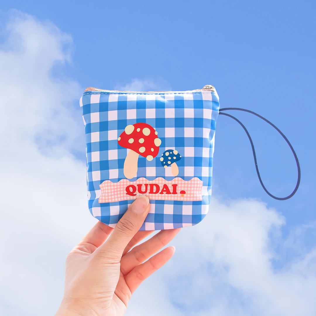 可爱卫生巾收纳包大容量手腕拉链学生装m巾棉条姨妈巾迷你小布包