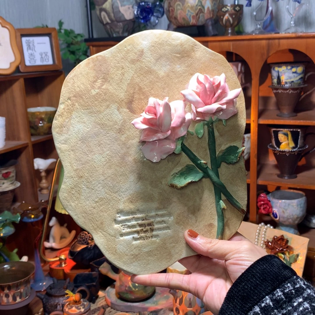 陶｜调色盘上的玫瑰