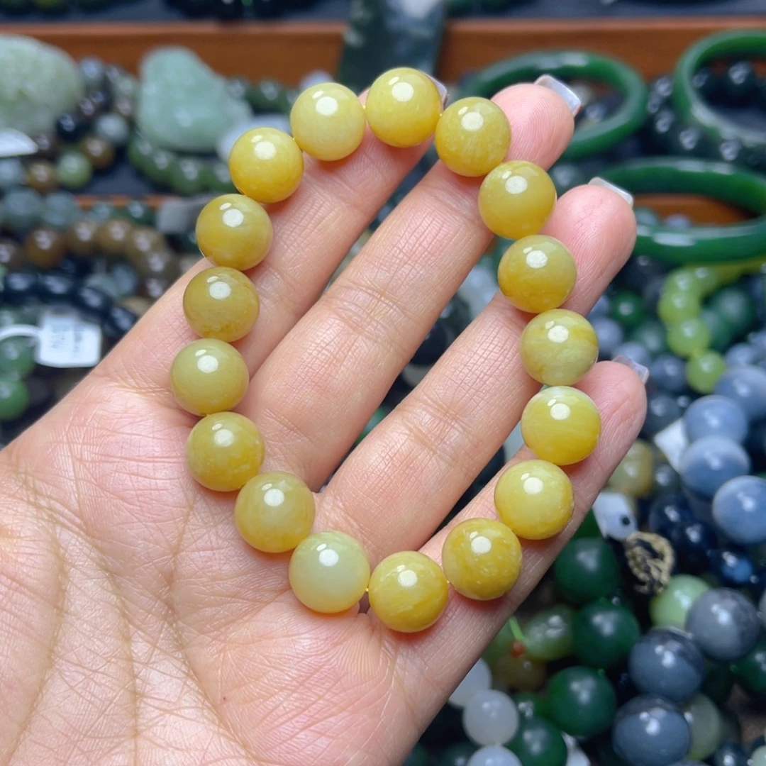 和田玉未镶嵌手链