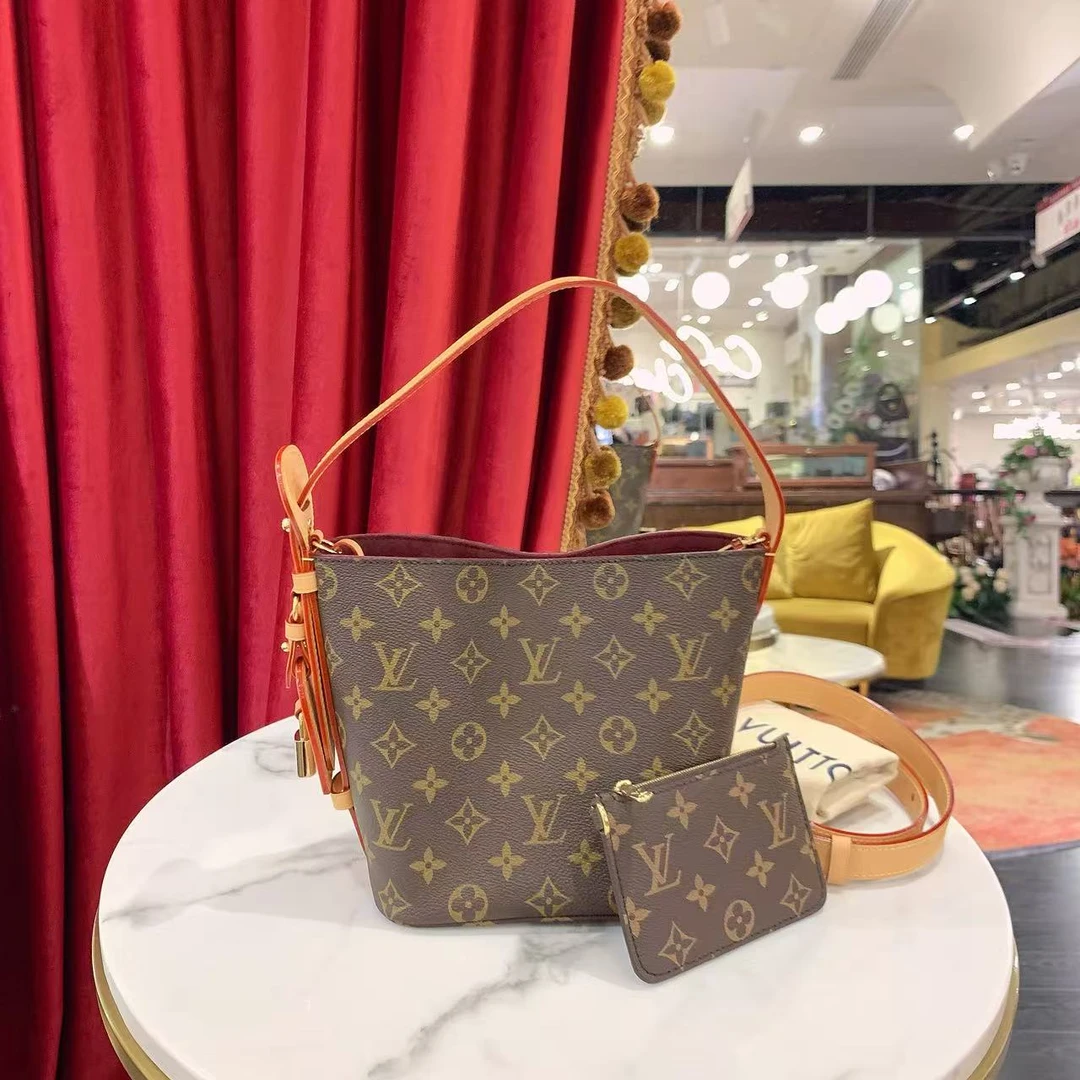 99新 LouisVuitton/路易威登 CD all in bb老花金扣芯片93957449