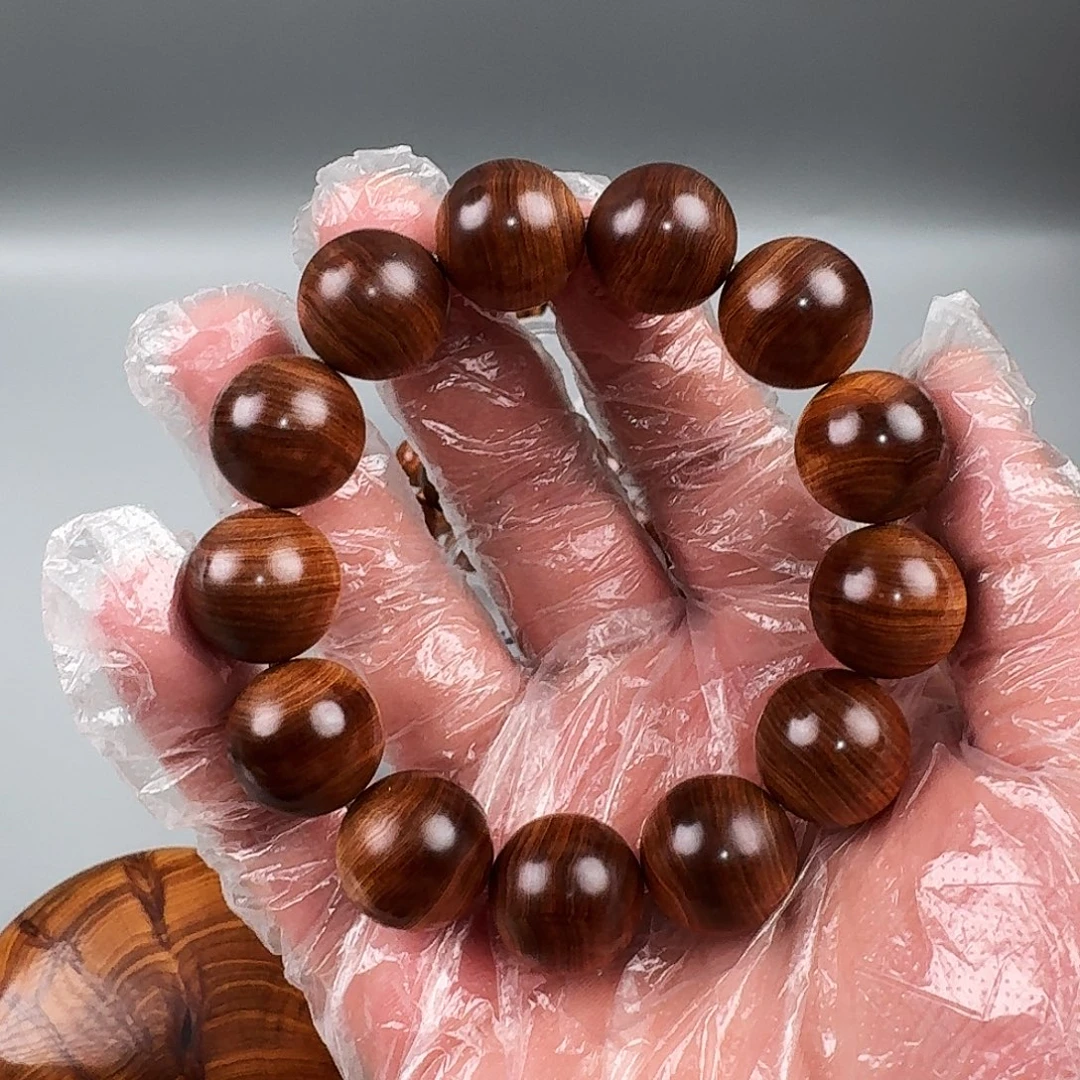 左***行手串/手链柏木（崖柏）巫溪碳化骨1.8