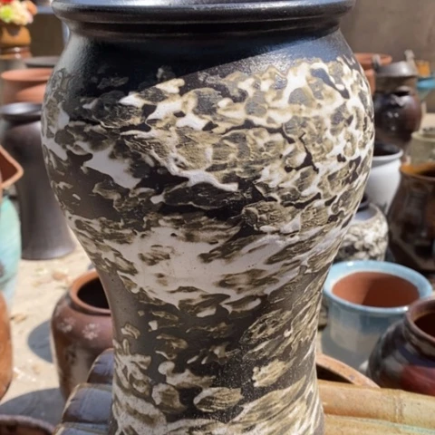 【闪购商品】紫砂花盆高约28口约15