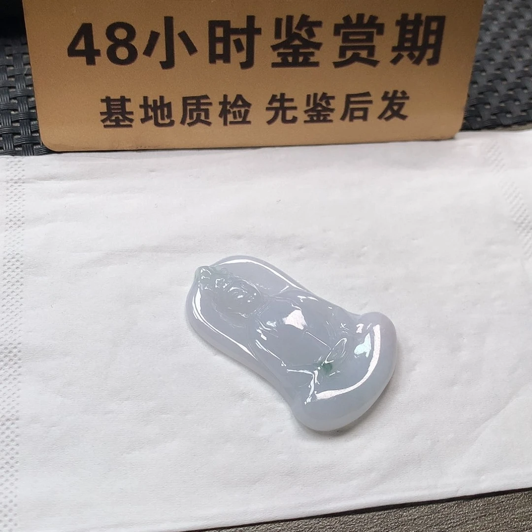 颈饰未镶嵌翡翠观音