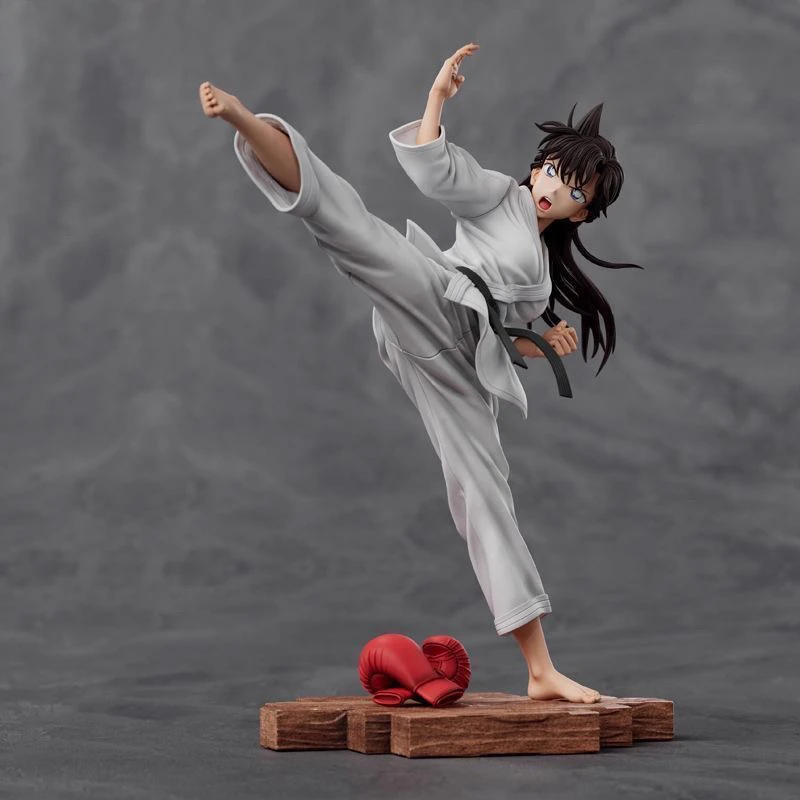 【HY厂】28cm空手道小兰毛利兰侦探柯南动漫潮玩手办摆件可作礼