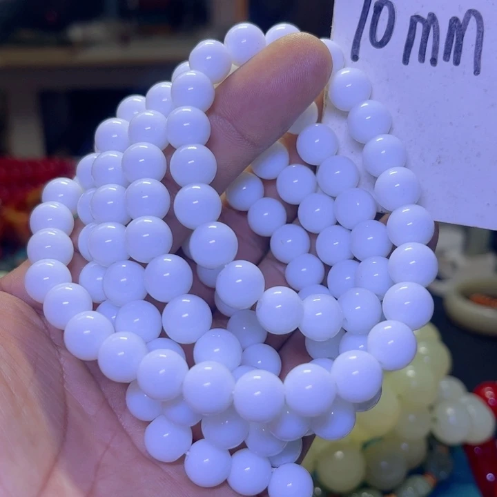 蛇纹石玉未镶嵌项链