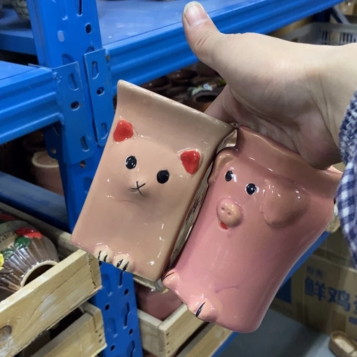 陶瓷花盆单场满9.9发8*12微瑕