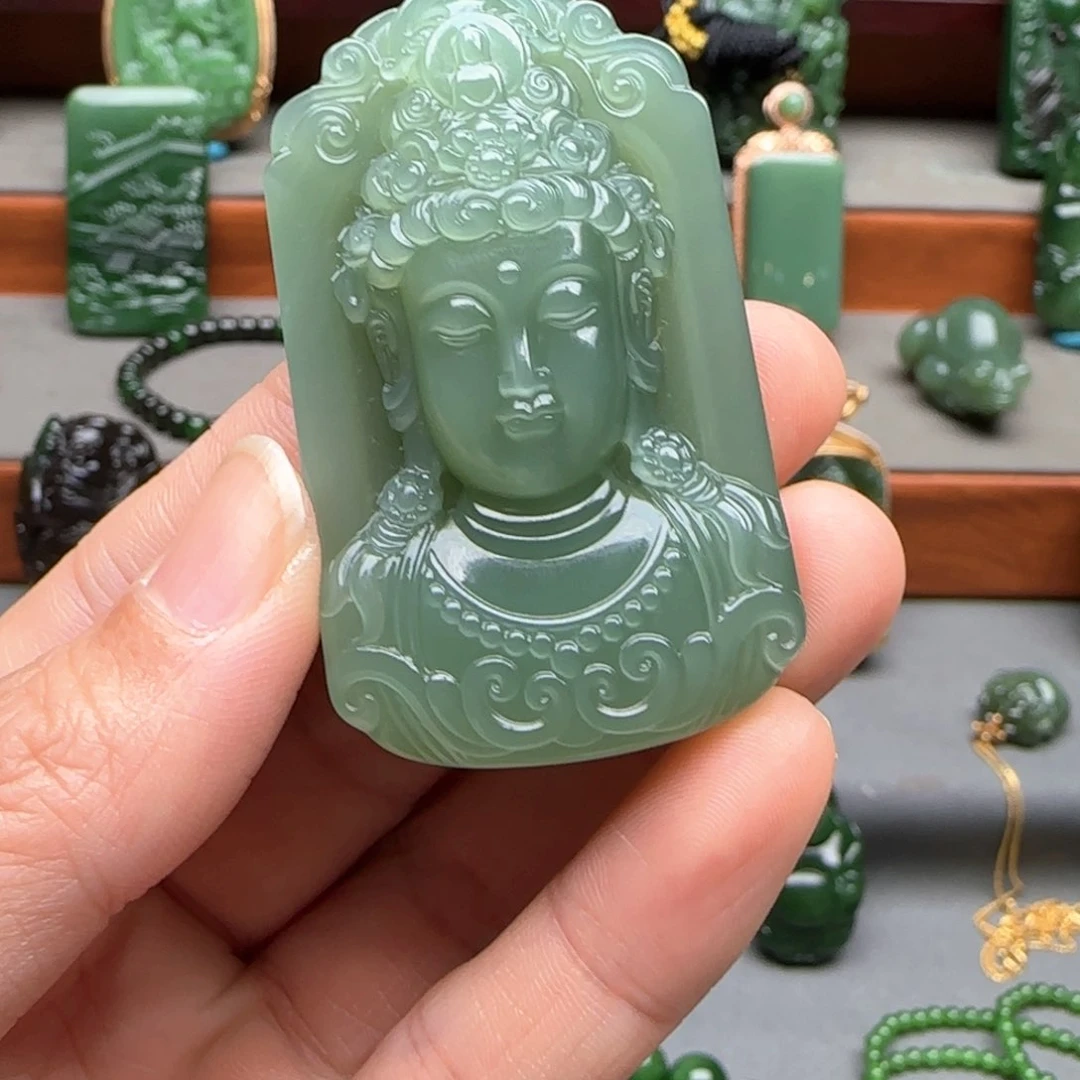 未镶嵌和田玉挂件不*钢