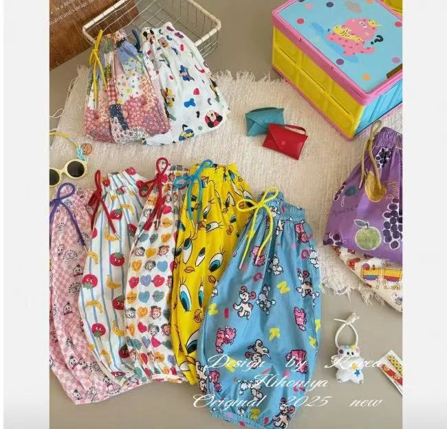 【晴晴专属】夏季新款儿童休闲裤薄款防蚊裤裤子百搭男女童束脚裤