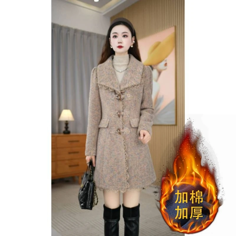 【艾丝琪】冬季新款女士时尚气质显白修身显瘦女士保暖外套M-2XL