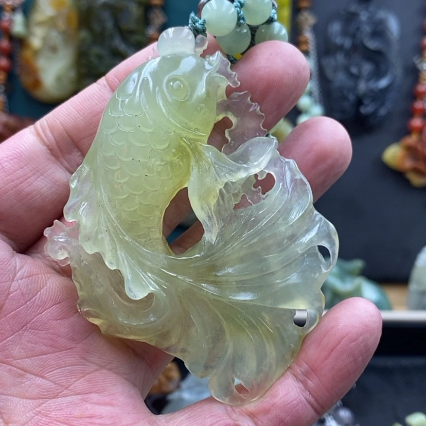 【闪购商品】未镶嵌蛇纹石玉吊坠