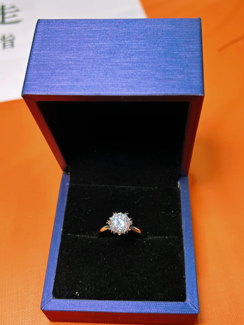 铜合金合成锆石戒指 满天星戒指