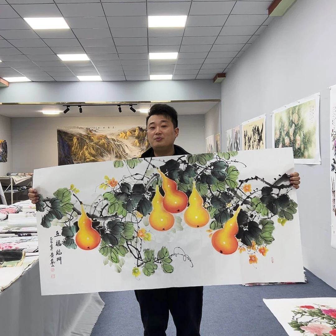 国画国画作品宣纸纯手绘