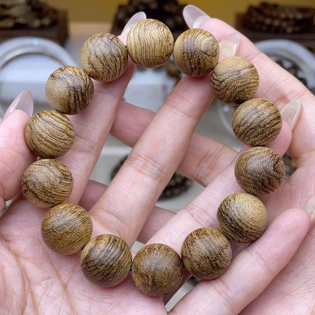 【闪购商品】沉香手串华**8芽庄虎斑棋楠
