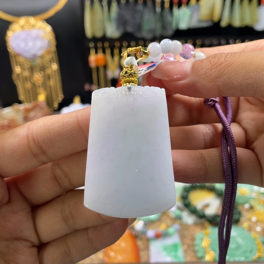 翡翠未镶嵌颈饰代编织