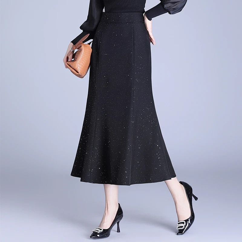 2025春季新款气质休闲高级感半身裙小个子包臀女裙子休闲裙鱼尾裙