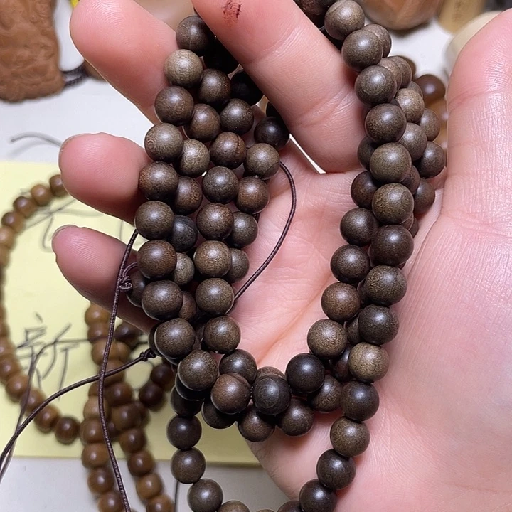 檀香木手串/手链老山檀香阴沉0.8/108
