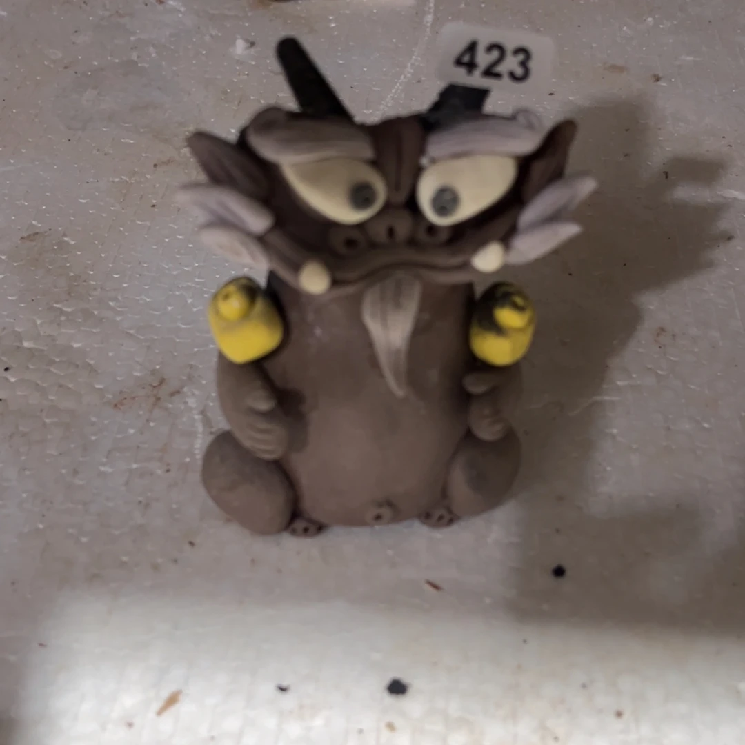 摆件纯手工抽象陶瓷摆件微瑕423
