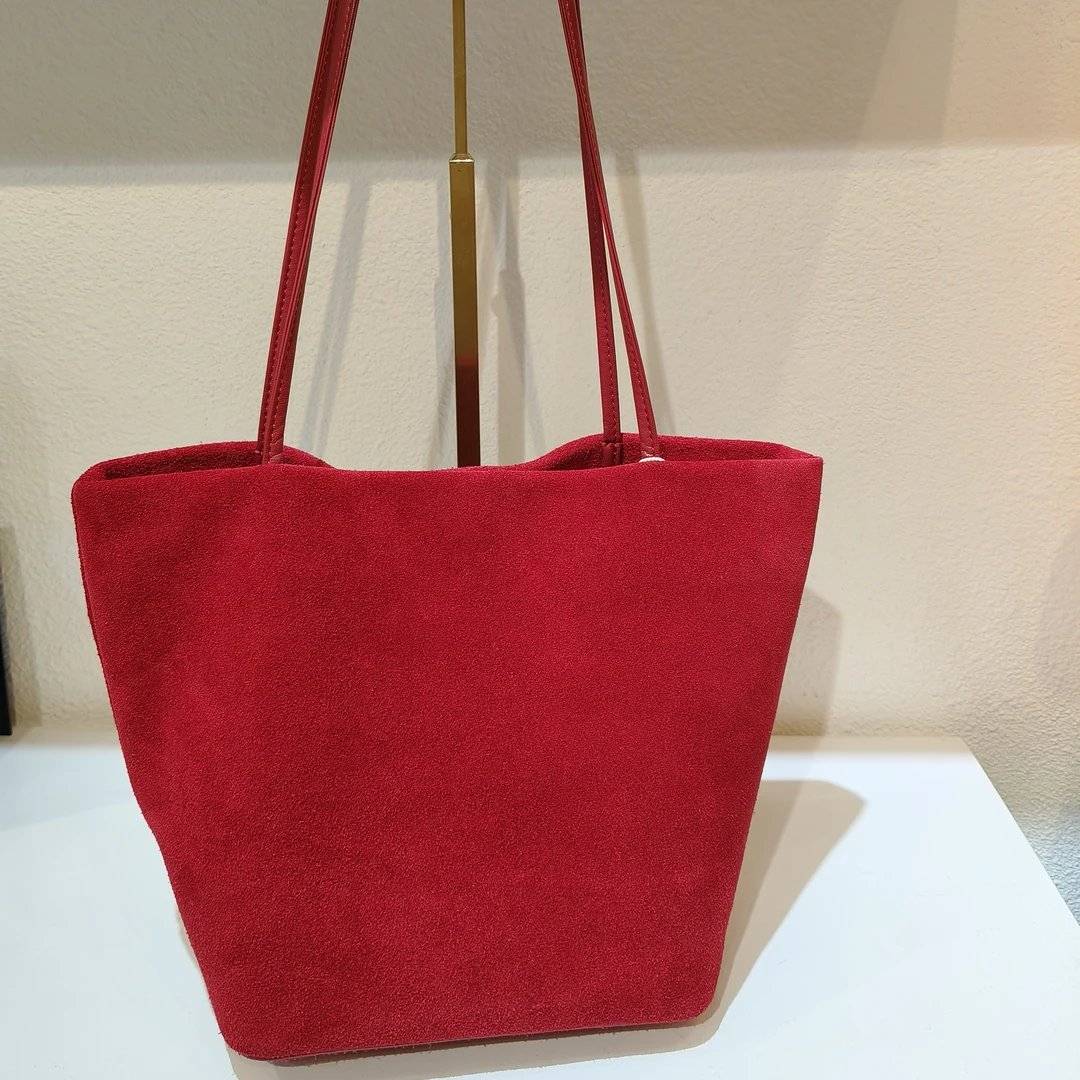 FASHION慵懒风手提款单肩包腋下韩版反绒皮托特包