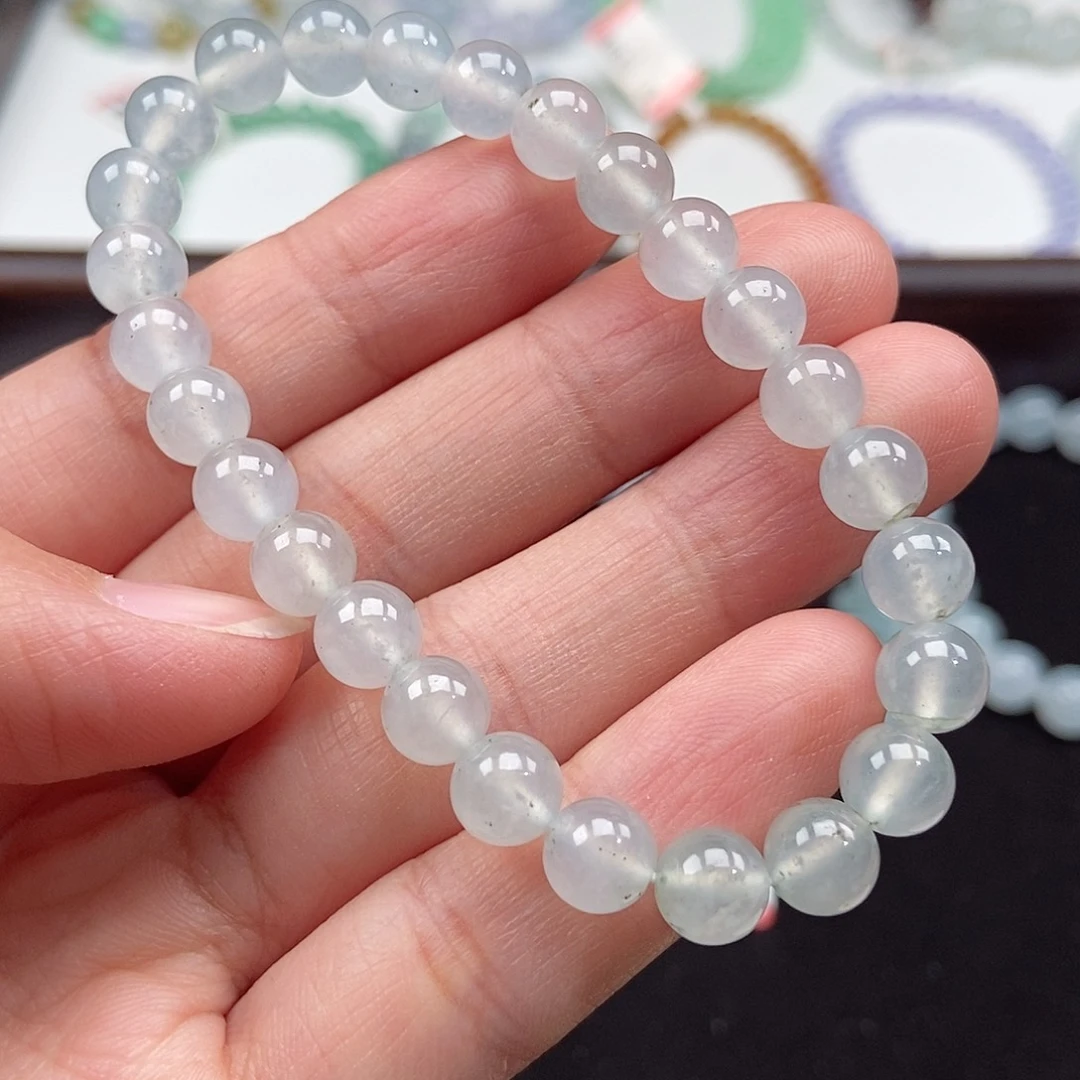 翡翠未镶嵌手串卡6