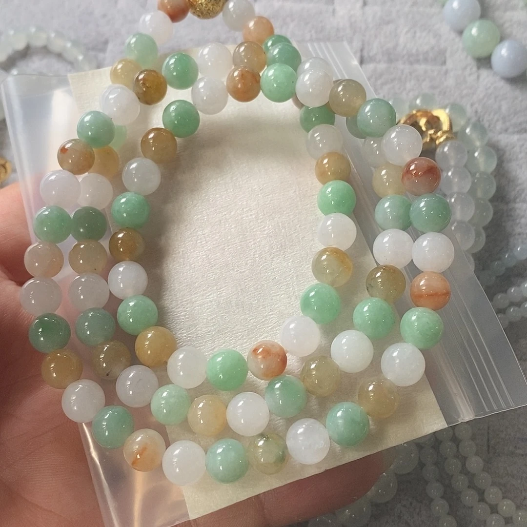 定制翡翠未镶嵌翡翠项链8
