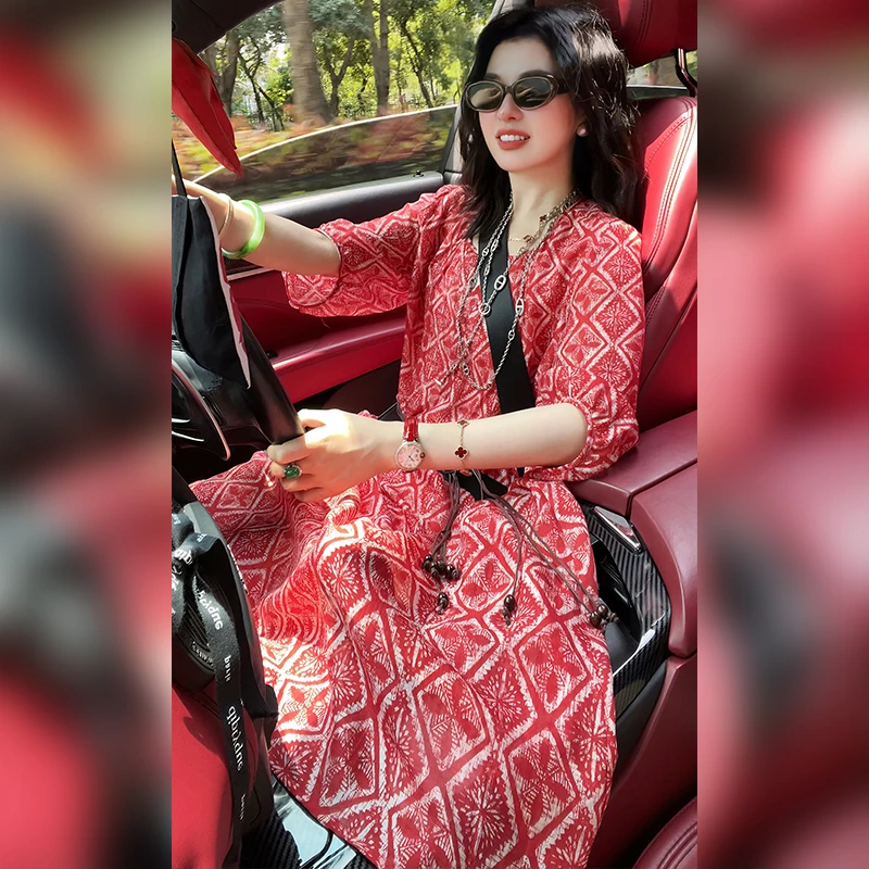 【Linda姐高端线】夏季新款气质慵懒风法式连衣裙裙子AS5LYH0841