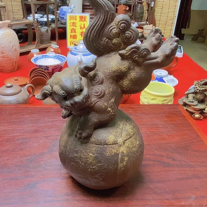 精美家用狮子摆件一客