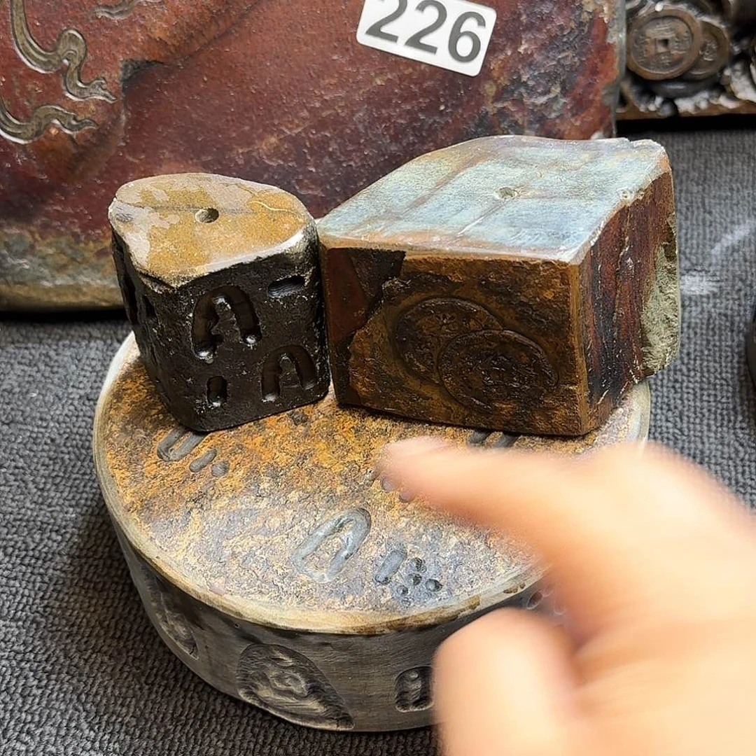 歙砚石刻壶承壶承