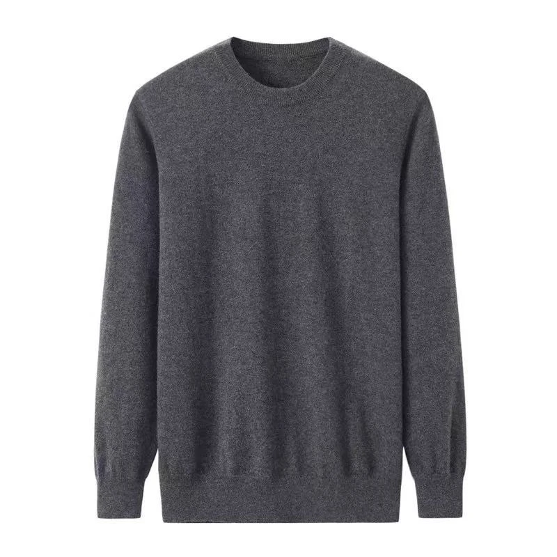 男士针织毛衣圆领休闲百搭毛衣