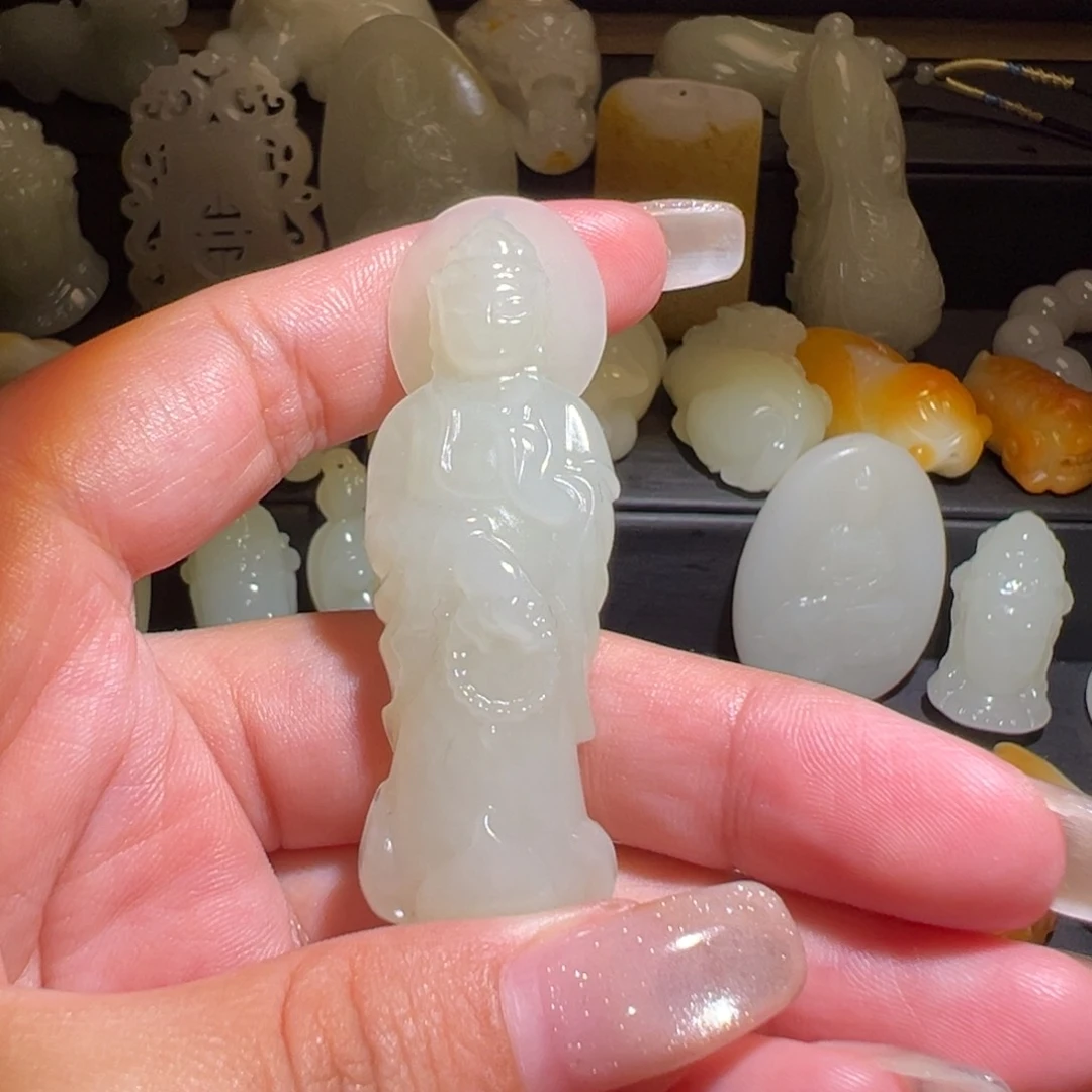 颈饰未镶嵌和田玉巧*