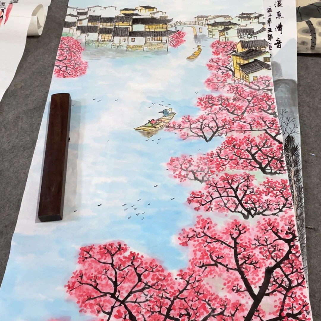 国画国画作品画心一张