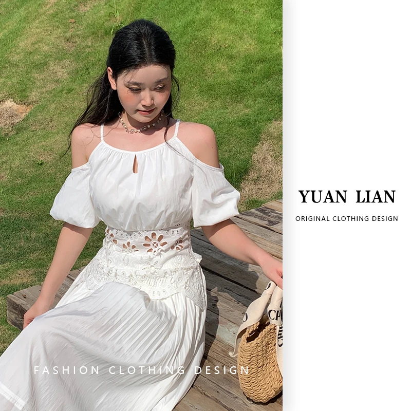 ZOZ糕冷圆脸【流光】法式蕾丝衬衫女时尚设计感休闲显瘦纯欲风上衣