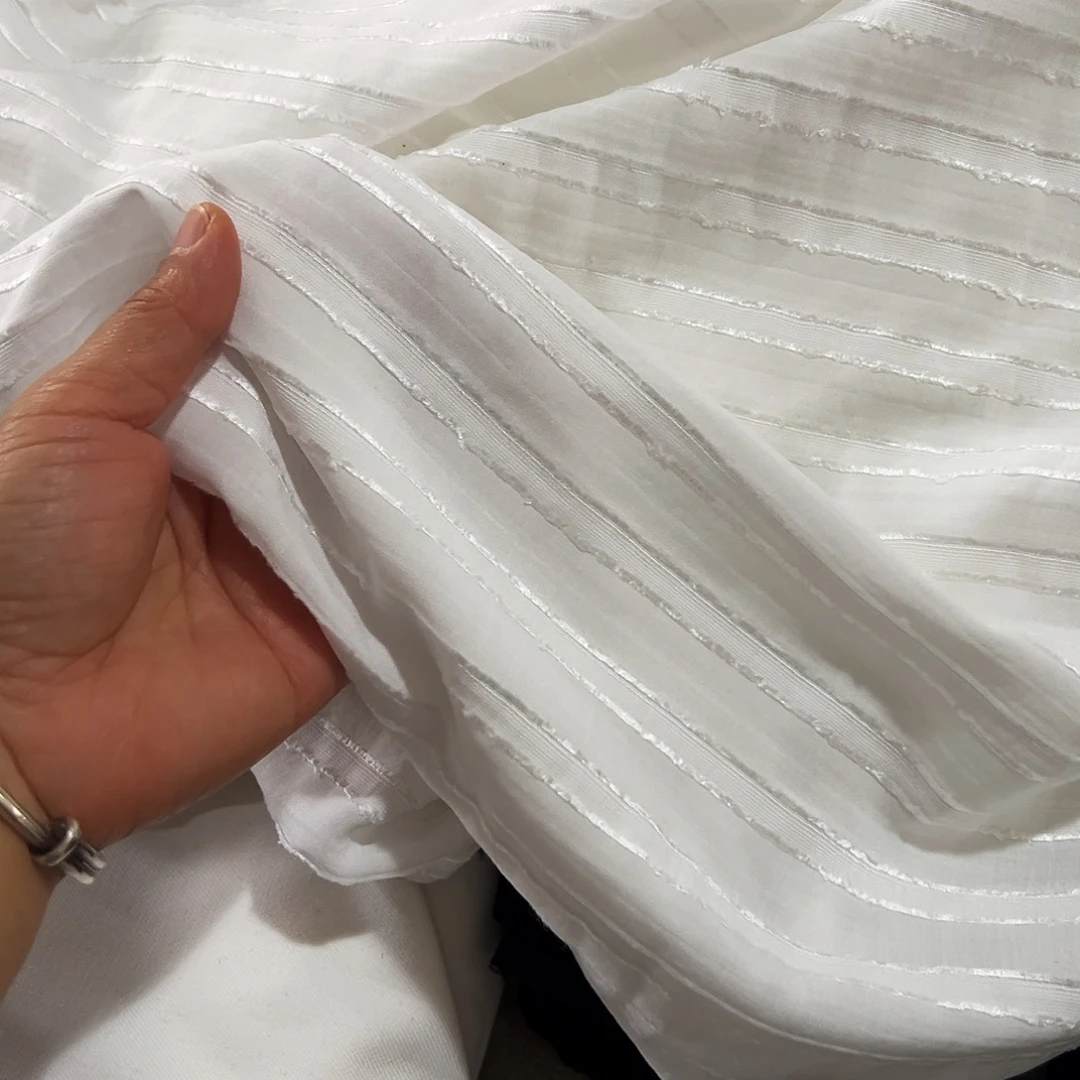 棉一米价港货白色剪花天丝棉1.4米宽果子对面仓库