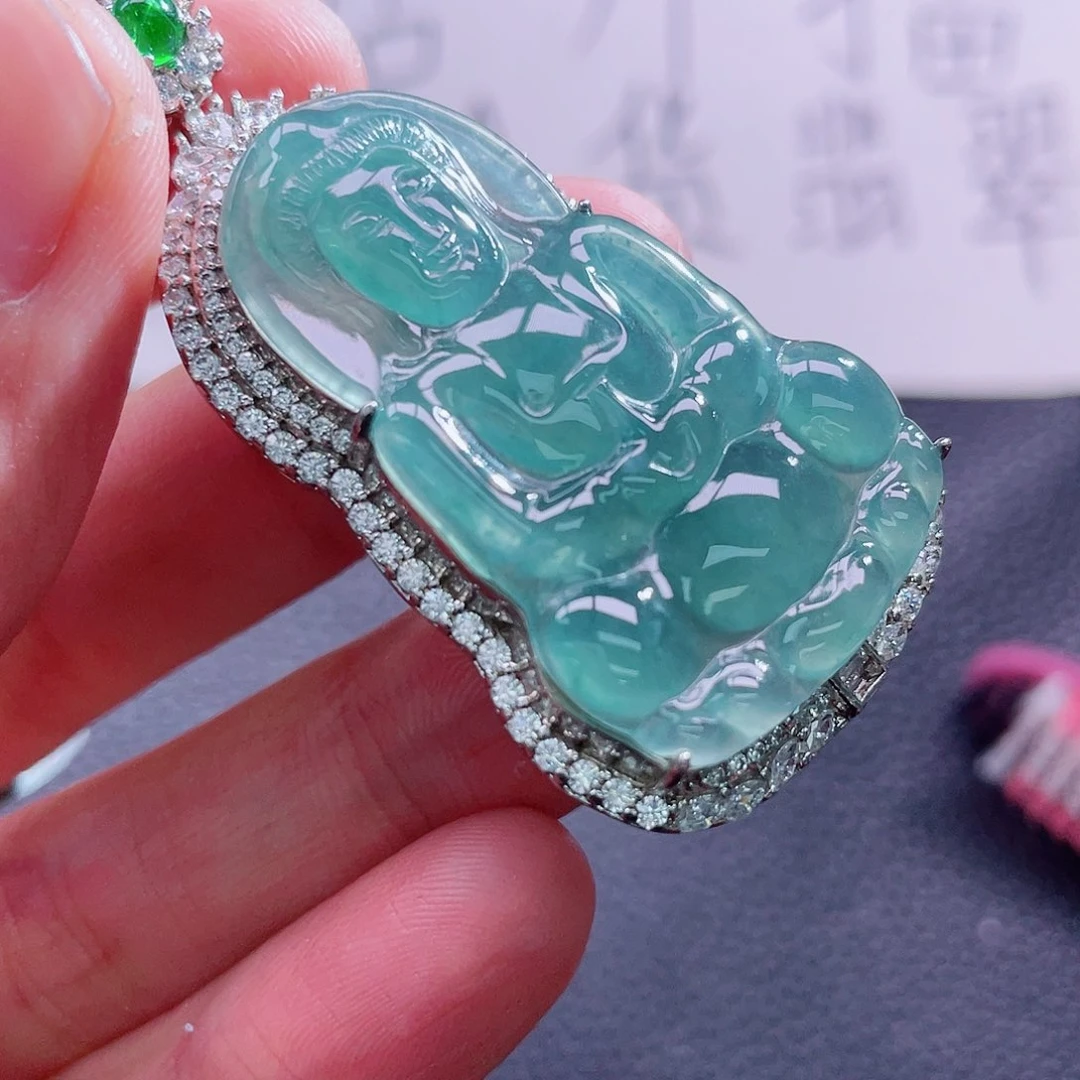 翡翠颈饰未镶嵌999999999