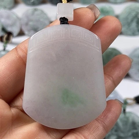 翡翠颈饰未镶嵌无事牌福利