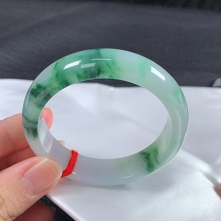 翡翠未镶嵌手镯49-50