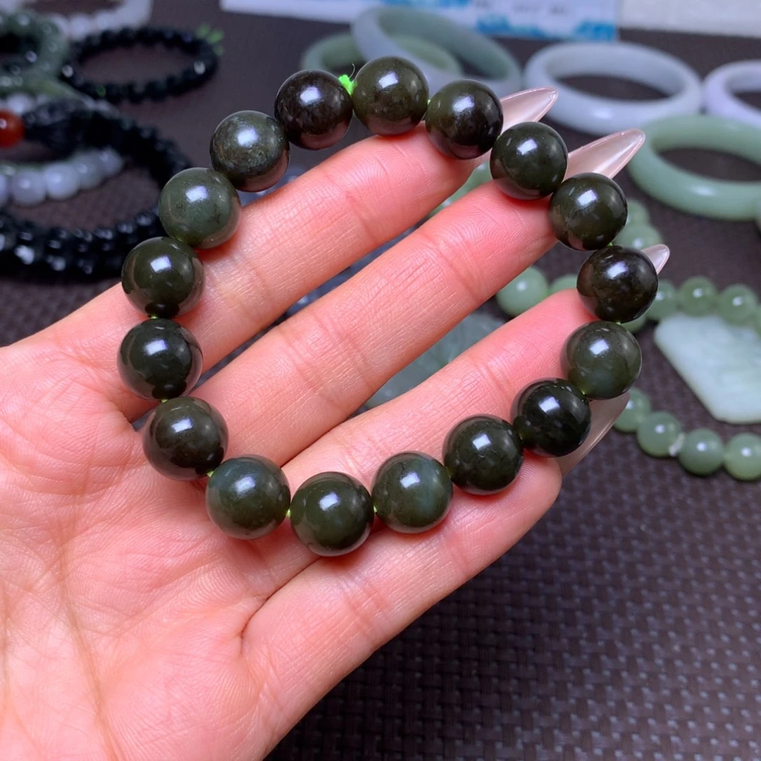 未镶嵌手串和田玉卡12