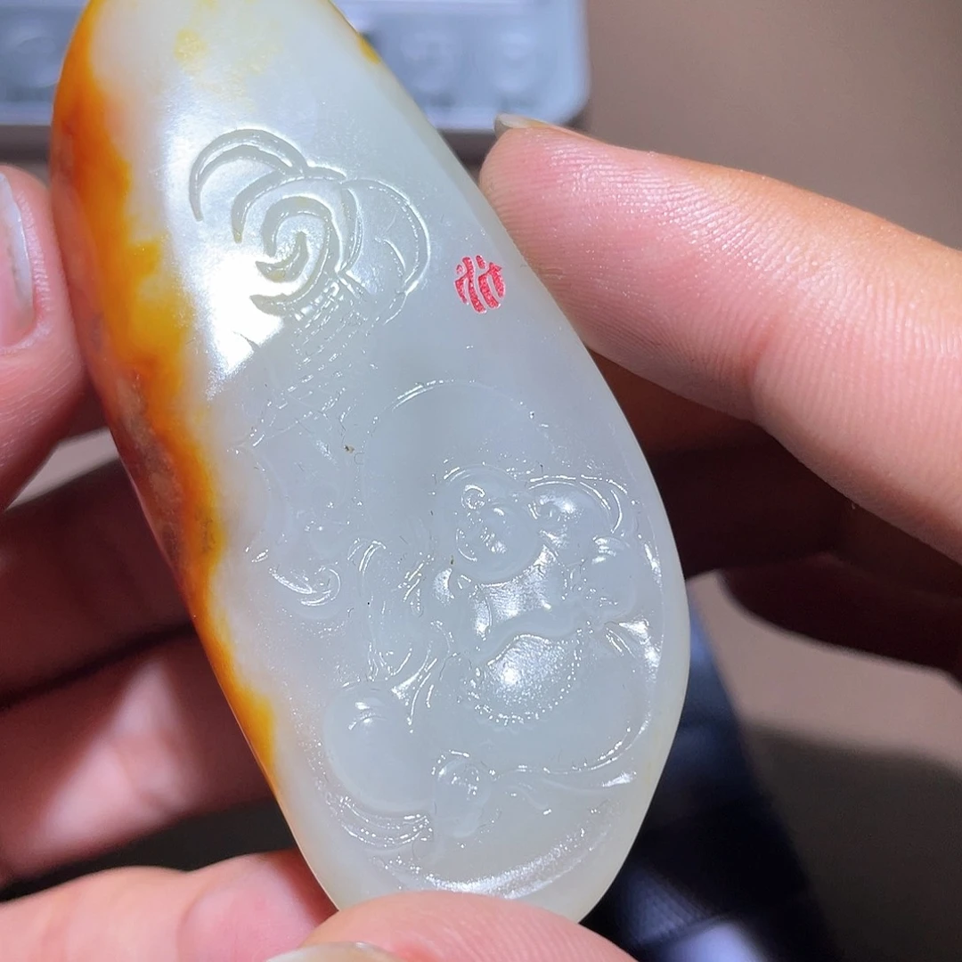 和田玉未镶嵌颈饰D2