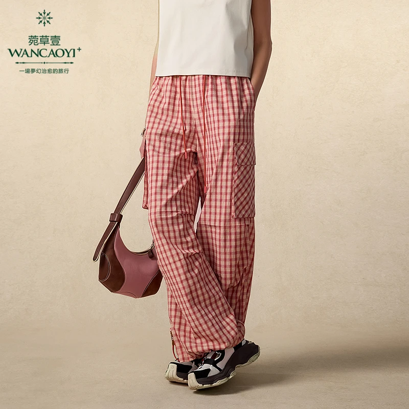 【商场同款】【艺术运动】菀壹2025夏季新款休闲裤K22732521