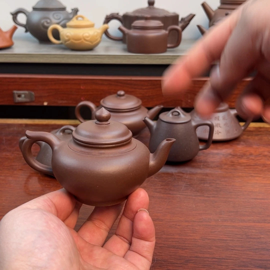 茶壶紫砂笑樱：120cc 优质紫泥