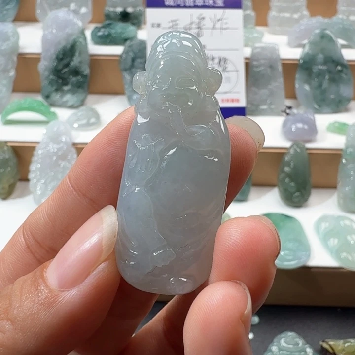 翡翠未镶嵌项链翡翠