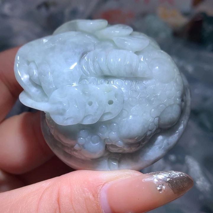 翡翠未镶嵌颈饰保真天然A货翡翠