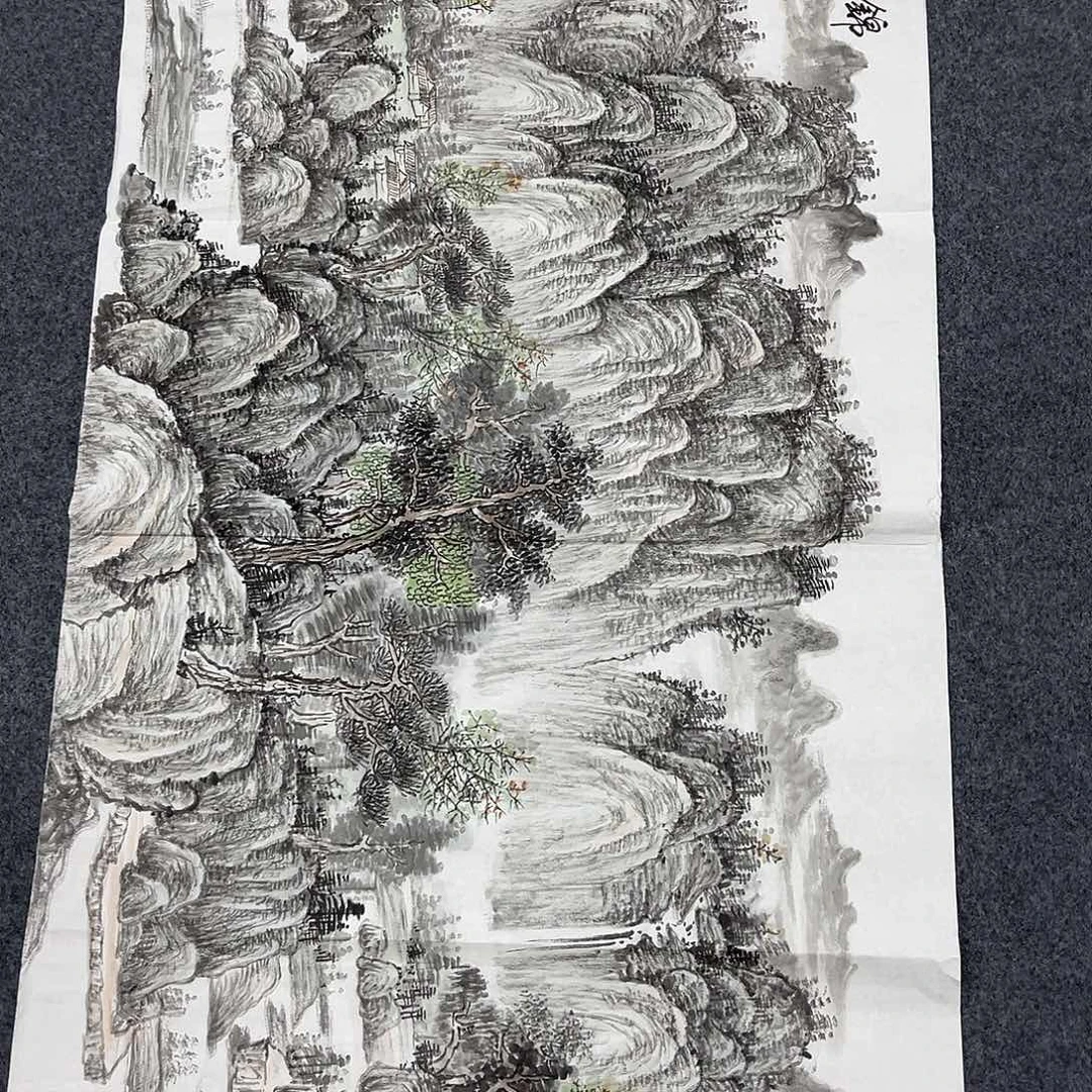 国画国画老师手绘作品