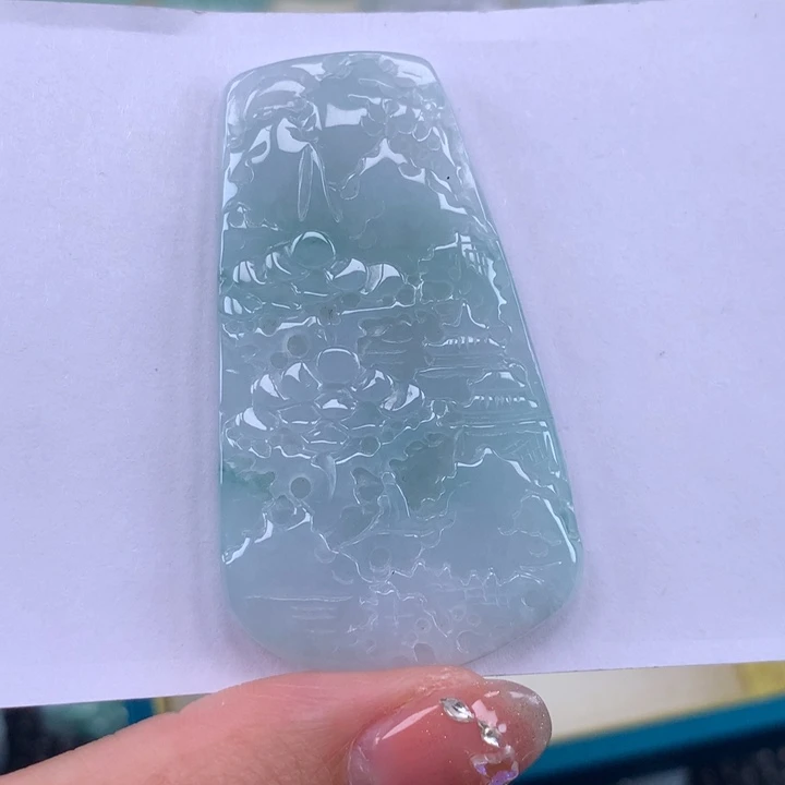 颈饰未镶嵌翡翠翡翠