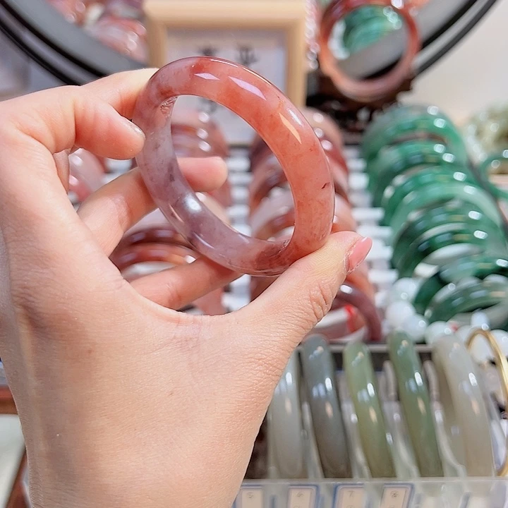 石英质玉手镯未镶嵌沫****妈