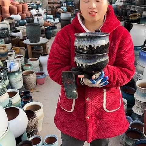 口19高12瑕疵盆子盆子