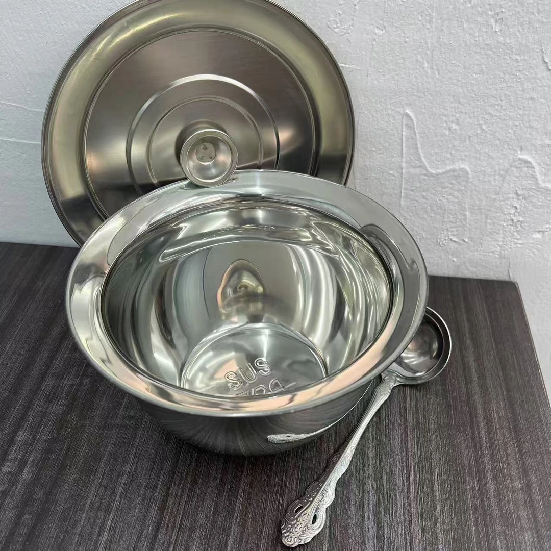 升级款外贸加厚聚宝盆1个配勺子【汤姆粉丝专属】2024新品上市网红